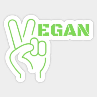 Vegan Peace Sticker